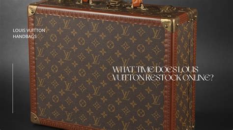 when will louis vuitton restock|Louis Vuitton online check.